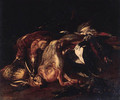 A dead hare and dead snipe - Jacob van der (Giacomo da Castello) Kerckhoven