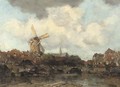 View of a Dutch city - Jacob Henricus Maris