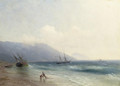 Fishermen on the Crimean coast - Ivan Konstantinovich Aivazovsky