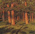 Pine forest - Ivan Fedorovich Choultse