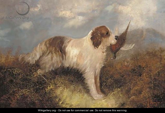 Terriers on a heath - J. Langlois