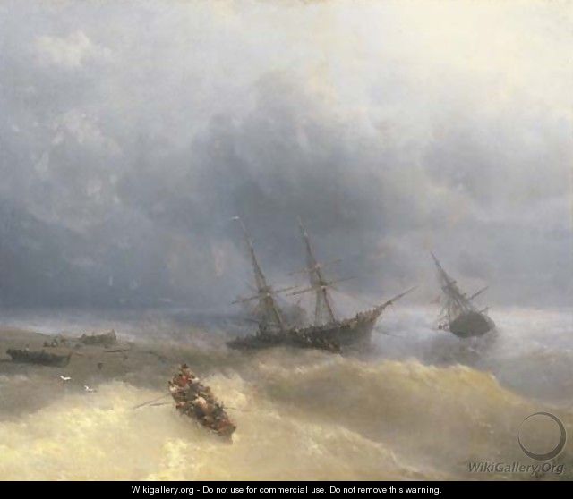 The Shipwreck 3 - Ivan Konstantinovich Aivazovsky