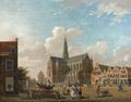 A view of St. Bavo's Cathedral - Isaak Ouwater