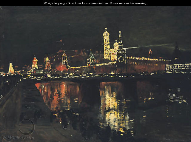 The Illumination of the Kremlin - Isaak Ilyich Levitan
