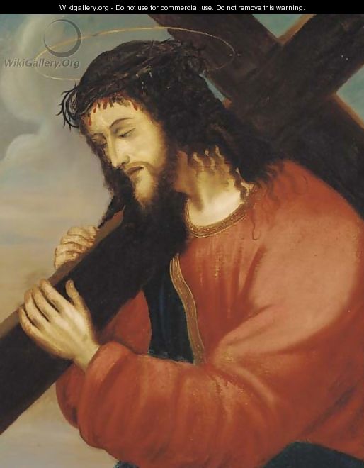 Christ carrying the cross - Italian School
