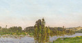 Jour d'ete a river landscape in summer - Hippolyte Camille Delpy