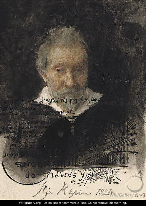Self-portrait 3 - Ilya Efimovich Efimovich Repin