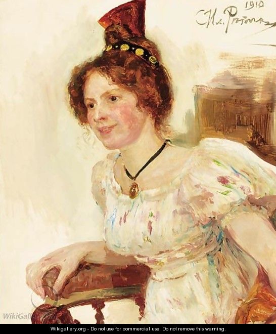 Portrait of Alice Trolle - Ilya Efimovich Efimovich Repin
