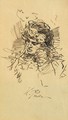 Portrait of a pensive Lady - Ilya Efimovich Efimovich Repin