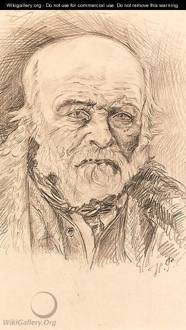 Portrait of a Man - Ilya Efimovich Efimovich Repin