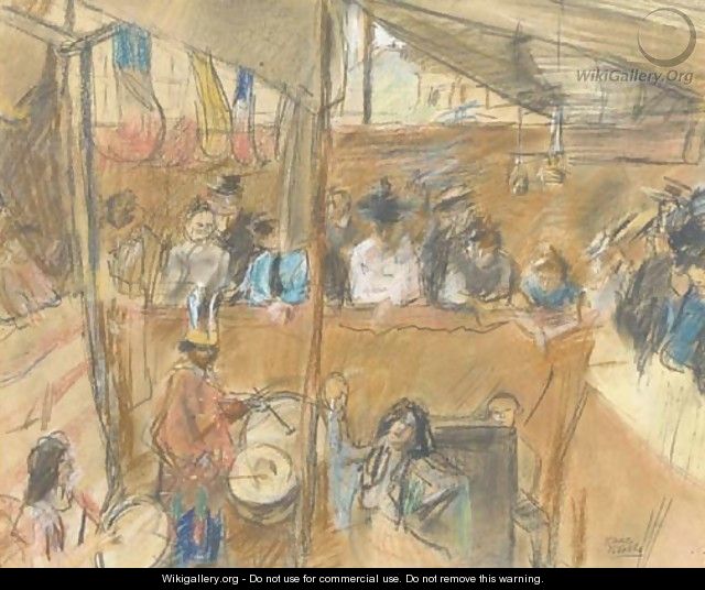 Cabaret in a tent - Isaac Israels