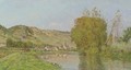 A Mountainous River Landscape - Hippolyte Camille Delpy