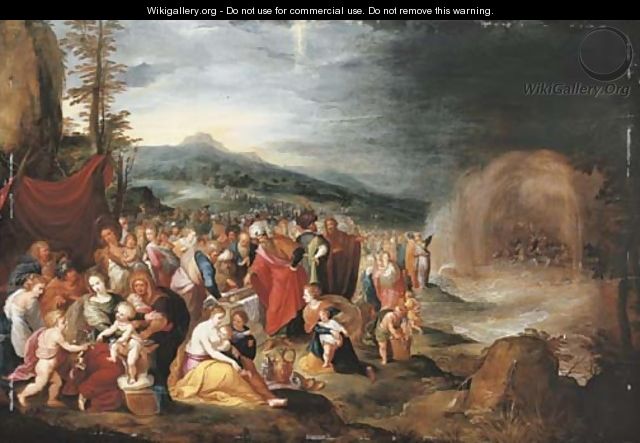The Israelites after the Crossing of the Red Sea - Hieronymous III Francken