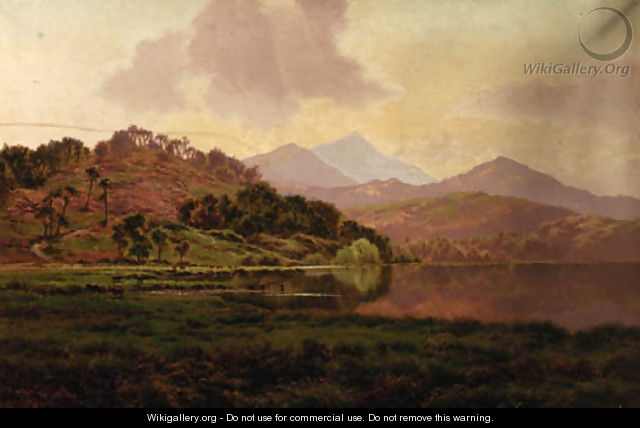 A Highland river landscape - Horace Walter Gilbert