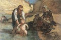 Le premier bain - Honoré Daumier
