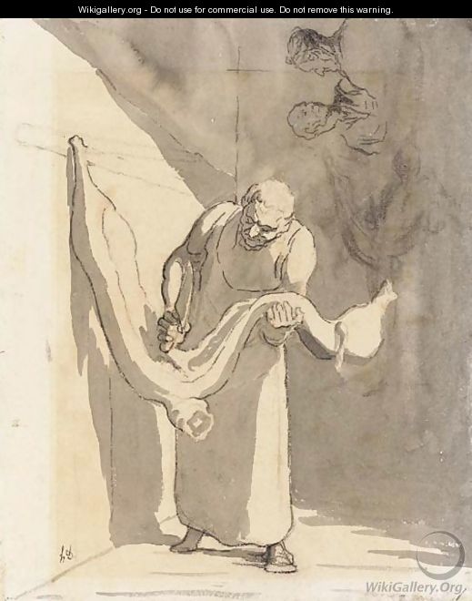 Le boucher - Honoré Daumier