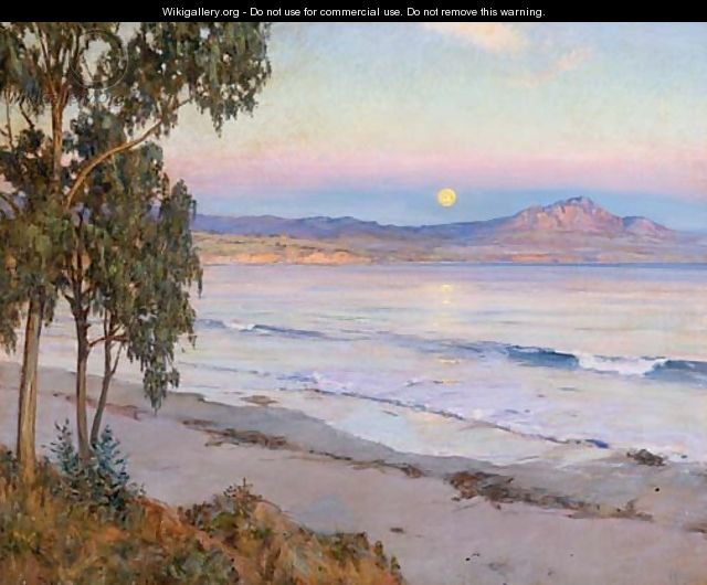 Moonrise, Miramar, California - Howard Russell Butler