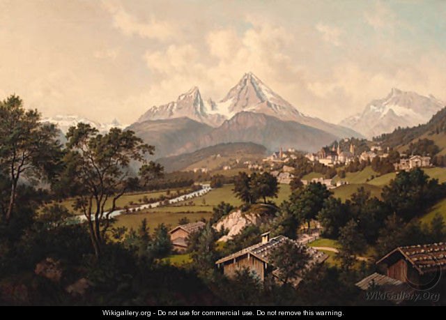 Blick auf den Watzmann in der Nahe von Salzburg - Hubert Sattler