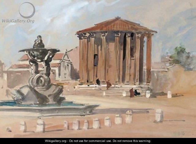 The Temple of Vesta, Rome - Hercules Brabazon Brabazon