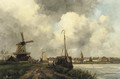 Loading the barge - Hermanus Koekkoek