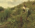 Picking flowers - Hermann Seeger