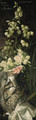 Roses and Lilies of the Valley in a 19th Century slender oviform Vase - Hermine Von Preuschen