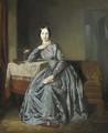 Portrait of Johanna Louise van Eeghen-den Tex (1830-1904) - Johann George Schwartze