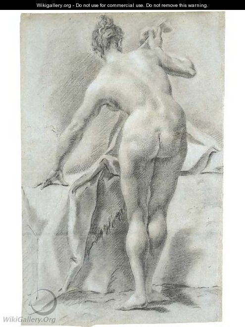 A nude woman seen from behind - Johann Georg Grassmair