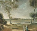 The Misses Garrick by the Thames at Hampton - Johann Zoffany