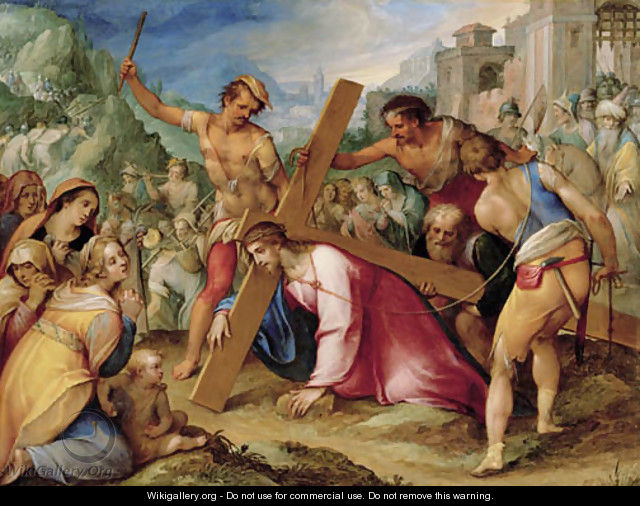 Christ on the Road to Calvary - Johann Rottenhammer