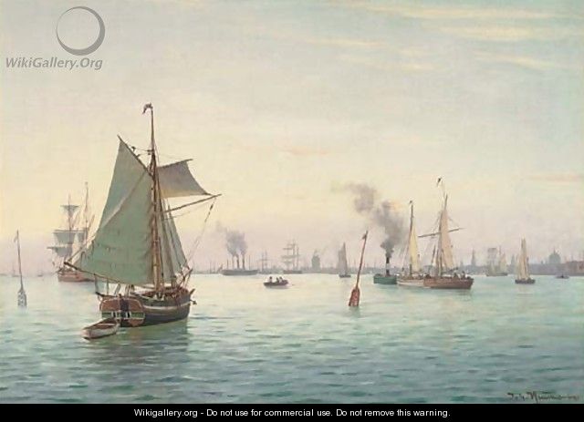 Shipping off Copenhagen - Johann Neumann