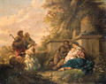 The Rest on the Flight into Egypt - Jean Jacques II Lagrenee