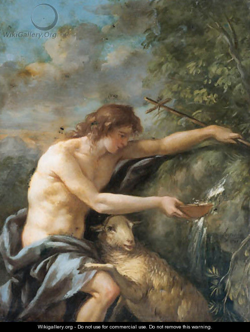 Saint John the Baptist in the Wilderness - Jean Jacques II Lagrenee
