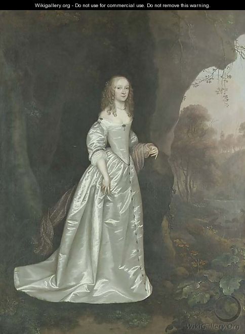 Portrait of a lady, possibly Lady Anne Wentworth - Joan Carlisle
