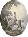Portrait of the artist, Miss Harriet Carr - Jean-Baptiste Thian