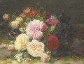 Still Life of Roses - Jean-Baptiste Robie
