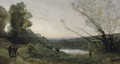 Rives d'un etang - Jean-Baptiste-Camille Corot