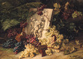 A stone Relief depicting the drunken Silenus amidst Grapes - Jean Capeinick