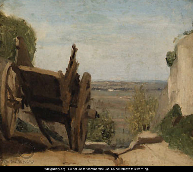 La Charrette (The Cart) - Jean-Baptiste-Camille Corot