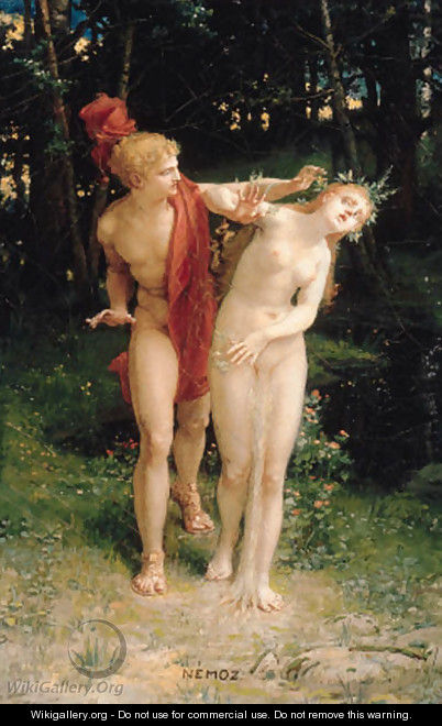 Apollo and Daphne - Jean-Baptiste Augustin Nemoz