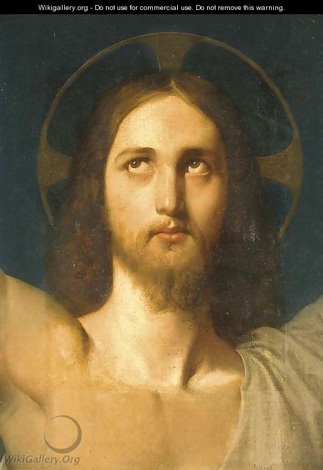 The Head of Christ - Jean Auguste Dominique Ingres