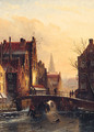 View On The Grimburg Wall, Amsterdam - Jan Jacob Coenraad Spohler