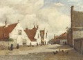Village street in Noordwijk - Jan Hillebrand Wijsmuller
