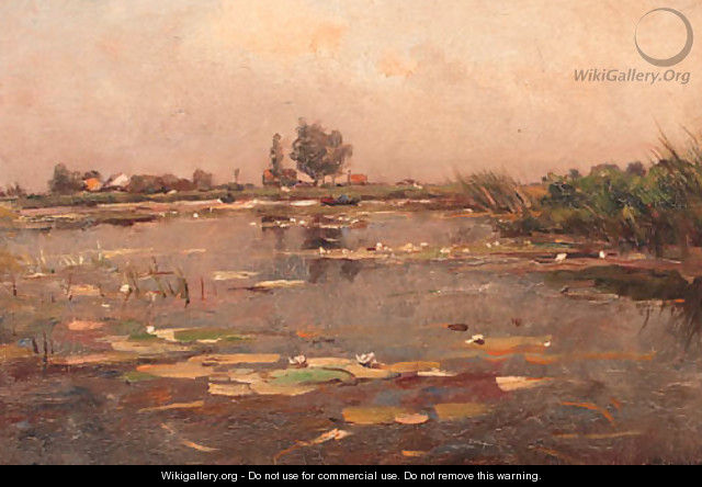 View of a polder pond - Jan Hillebrand Wijsmuller