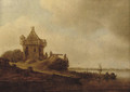 A watchtower at the mouth of an estuary - Jan van Goyen