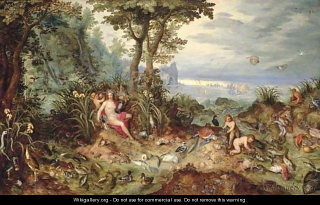An Allegory of Water - Jan, the Younger Brueghel