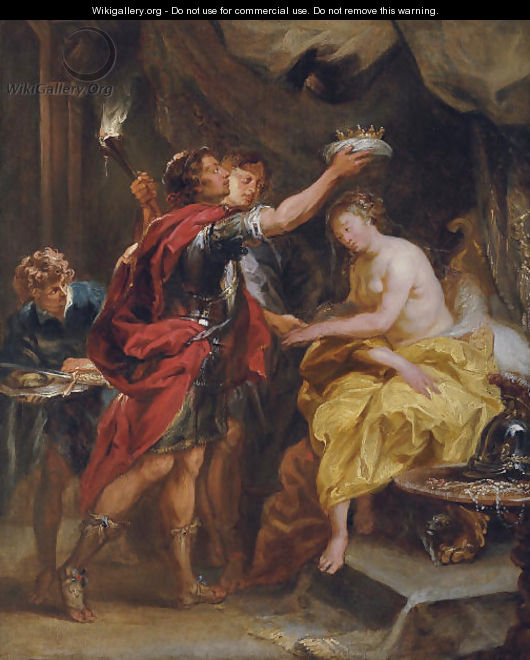 Alexander crowning Roxana - Jan van Boeckhorst