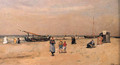 A summers' day at the beach - Jan Hillebrand Wijsmuller