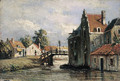 A view of a canal - Jan Heppener