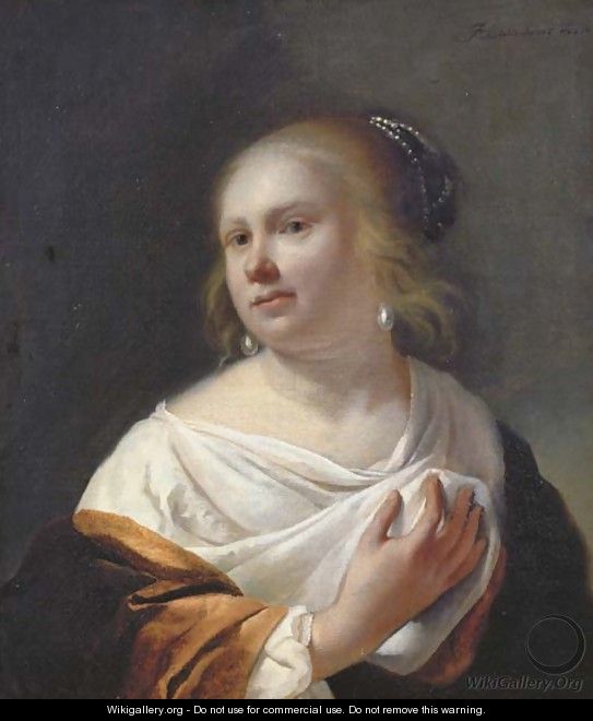 Portrait of a young lady - Jan Gerritsz van Bronchorst